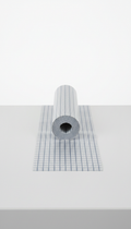 Grid-Pattern Shelf Liner in Cloud Grey